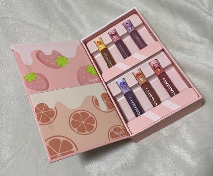 コールドスイーツ リップティント MINIリップボックス/COLORKEY/リップグロスを使ったクチコミ(2枚目)