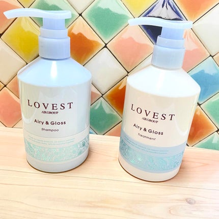 エアリーアンドグロス シャンプー/トリートメント /LOVEST by air Salon Quality Hair Care/市販シャンプーを使ったクチコミ(1枚目)