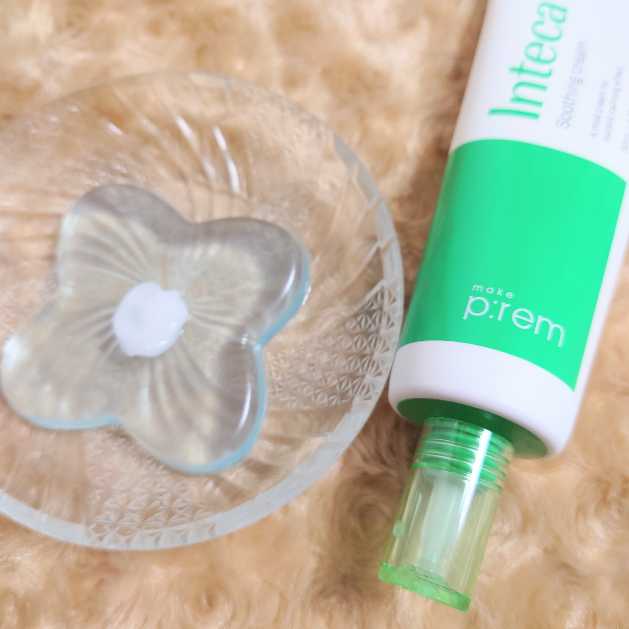 インテカ スージングクリーム/make prem/フェイスクリームを使ったクチコミ（2枚目）