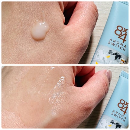 8x4 アロマスイッチ 涼感ネックジェル アイランドブロッサムの香り/8x4/デオドラント・制汗剤を使ったクチコミ(2枚目)