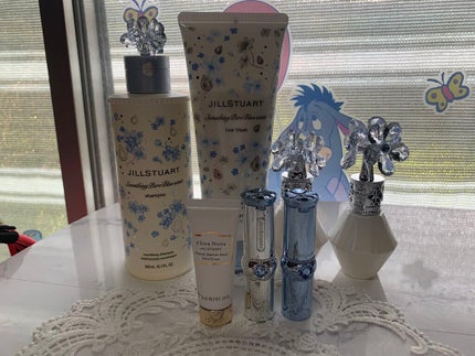 クリスタルブルーム サムシングピュアブルー セント パフュームド ヘアミスト/JILL STUART/ヘアミストを使ったクチコミ(2枚目)