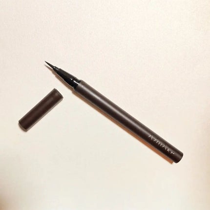 エーメイク マットリキッドアイライナー ソフトブラック/A/mAke/リキッドアイライナーを使ったクチコミ(3枚目)