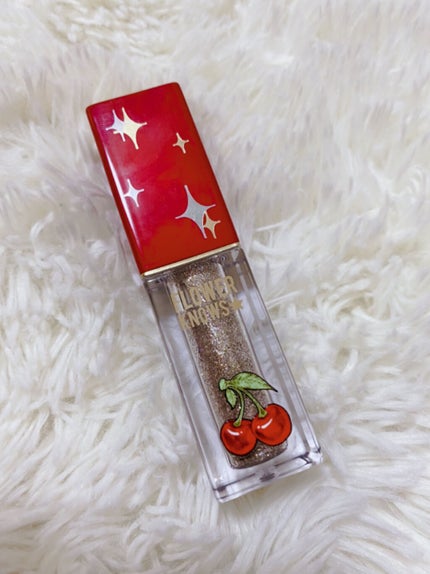 Cherry Love グリッター リキッドアイシャドウ/FlowerKnows/グリッターを使ったクチコミ(2枚目)