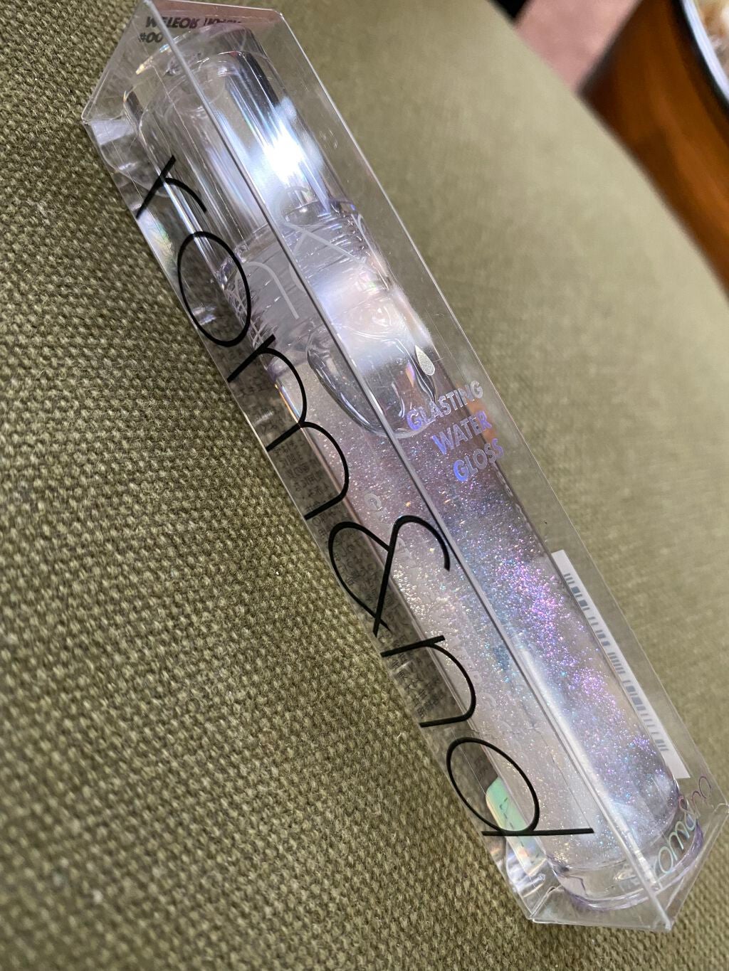 グラスティングウォーターグロス/rom&nd/リップグロスを使ったクチコミ(1枚目)