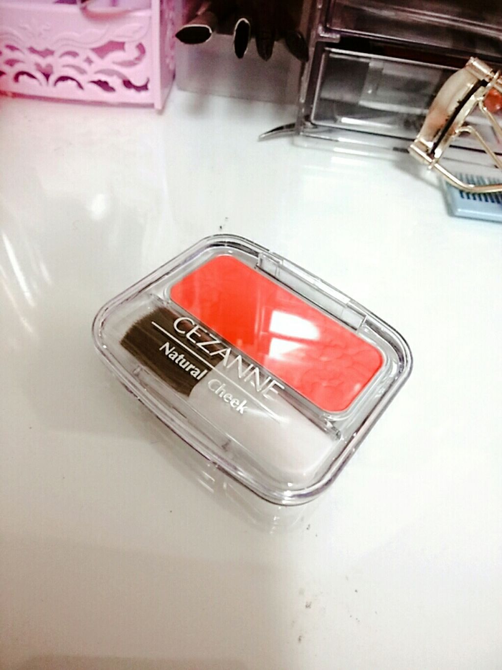 ナチュラル チークN/CEZANNE/パウダーチークを使ったクチコミ（1枚目）