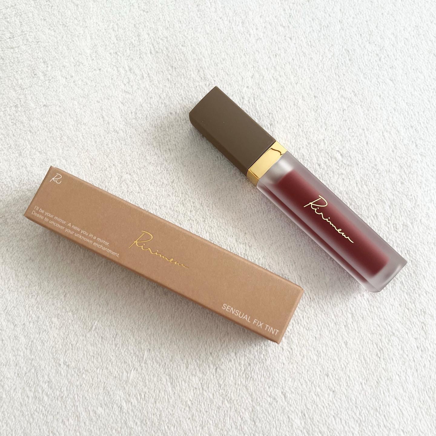 センシュアルフィックスティント 07 フィグシロップ/Ririmew/リップティントを使ったクチコミ（1枚目）