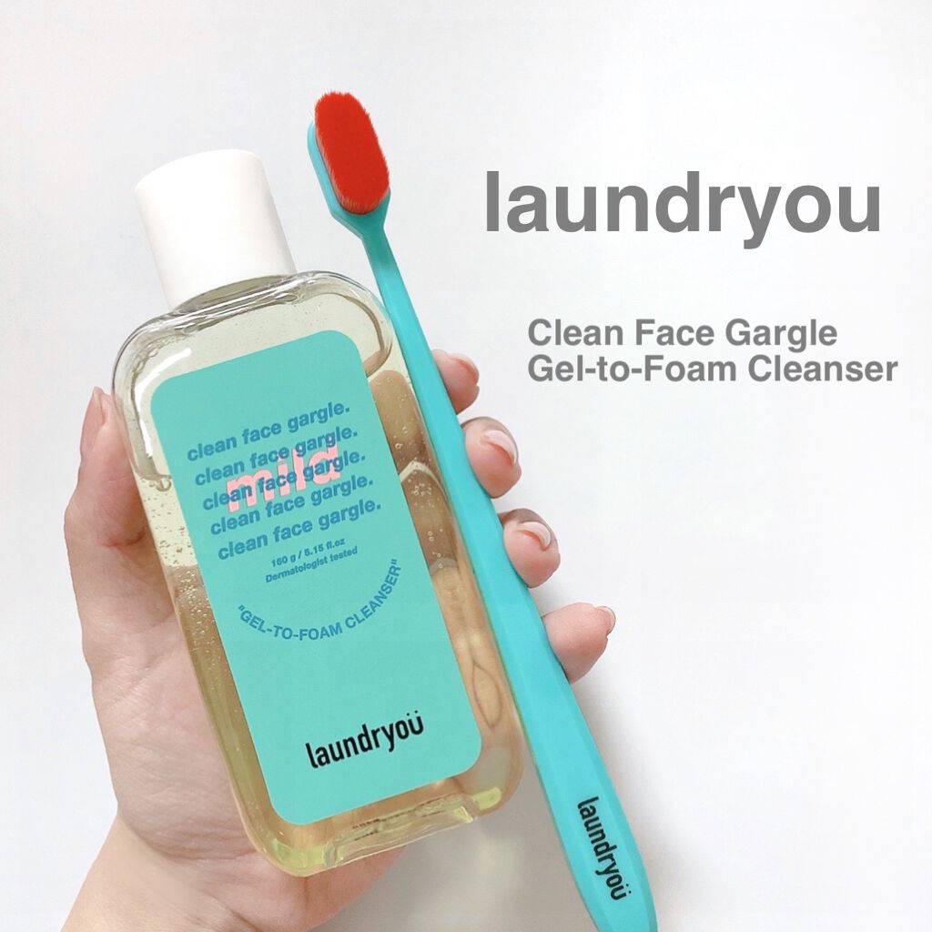 clean face gargle gel foam cleanser/laundryou/その他洗顔料を使ったクチコミ(1枚目)
