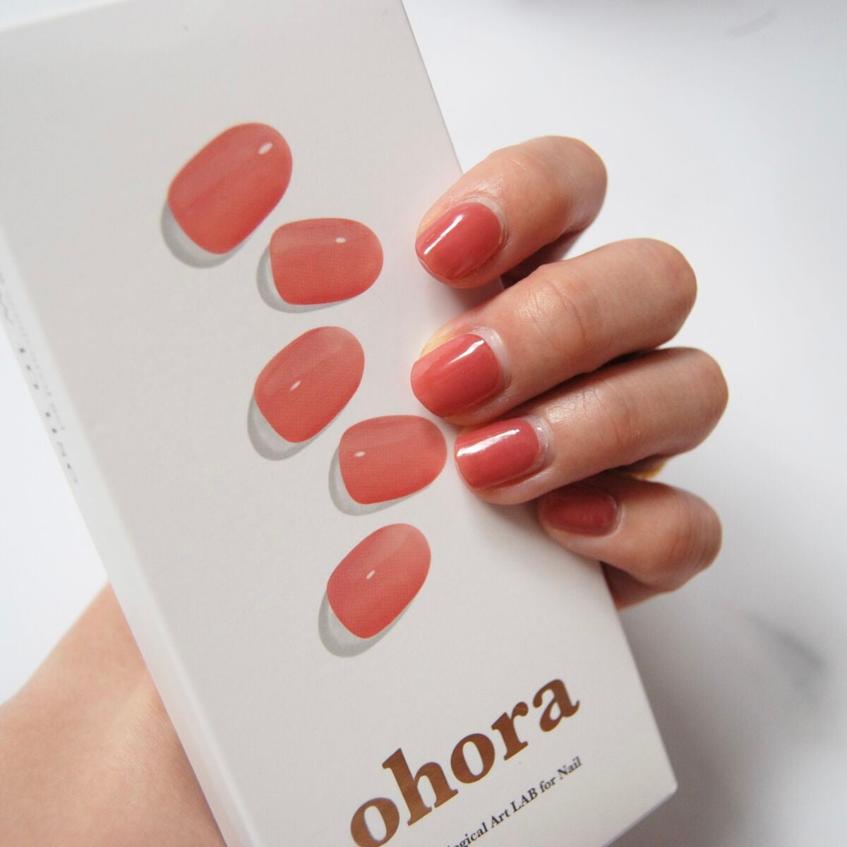 セミキュアジェルネイル(ハンド)/ohora/ネイルシールを使ったクチコミ(2枚目)