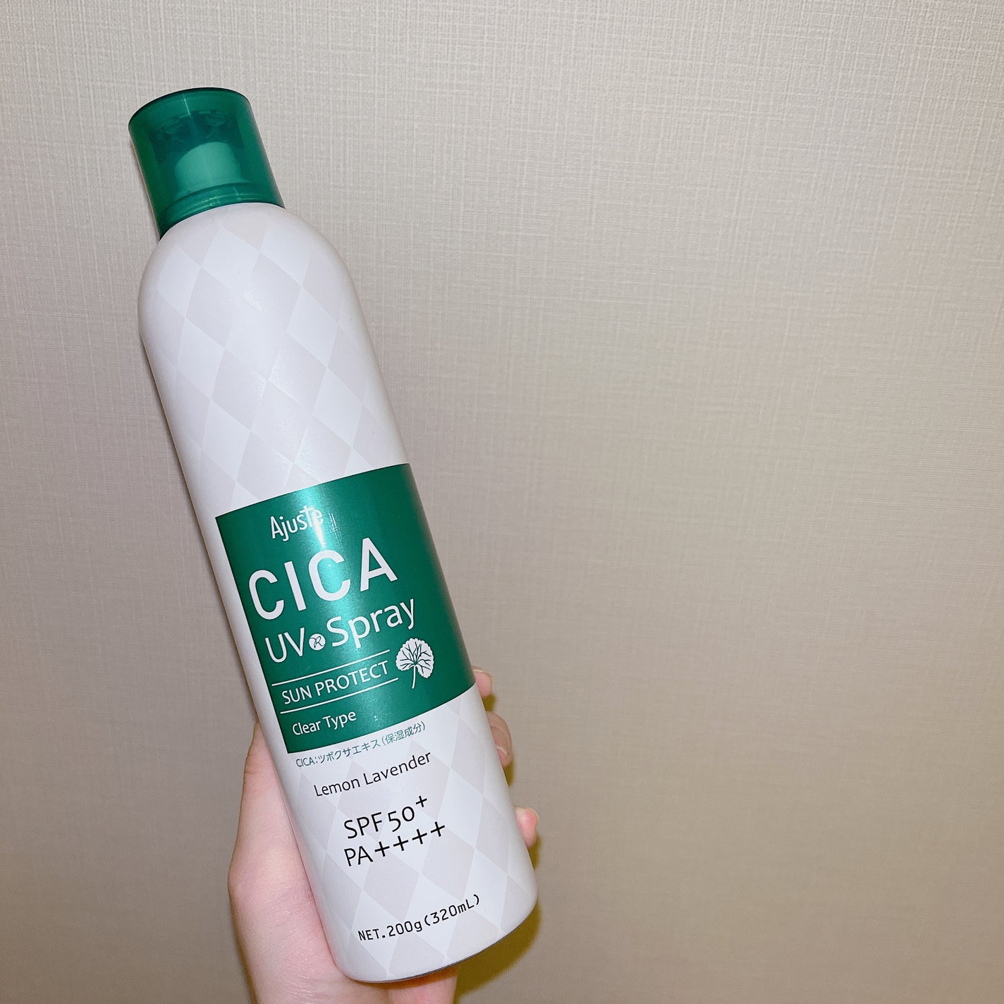 エアリータッチ UVスプレー CICA/Ajuste(アジャステ)/日焼け止めミスト・スプレーを使ったクチコミ(1枚目)