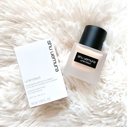 (旧)アンリミテッド ラスティング フルイド/shu uemura/リキッドファンデーションを使ったクチコミ(6枚目)