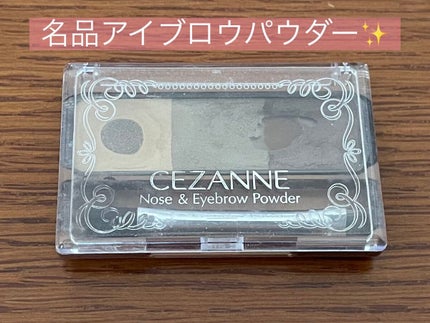 ノーズ&アイブロウパウダー/CEZANNE/パウダーアイブロウを使ったクチコミ(1枚目)