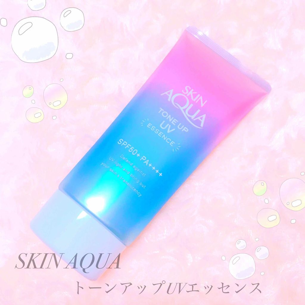 スキンアクア トーンアップUVエッセンス/スキンアクア/日焼け止めクリームを使ったクチコミ(1枚目)