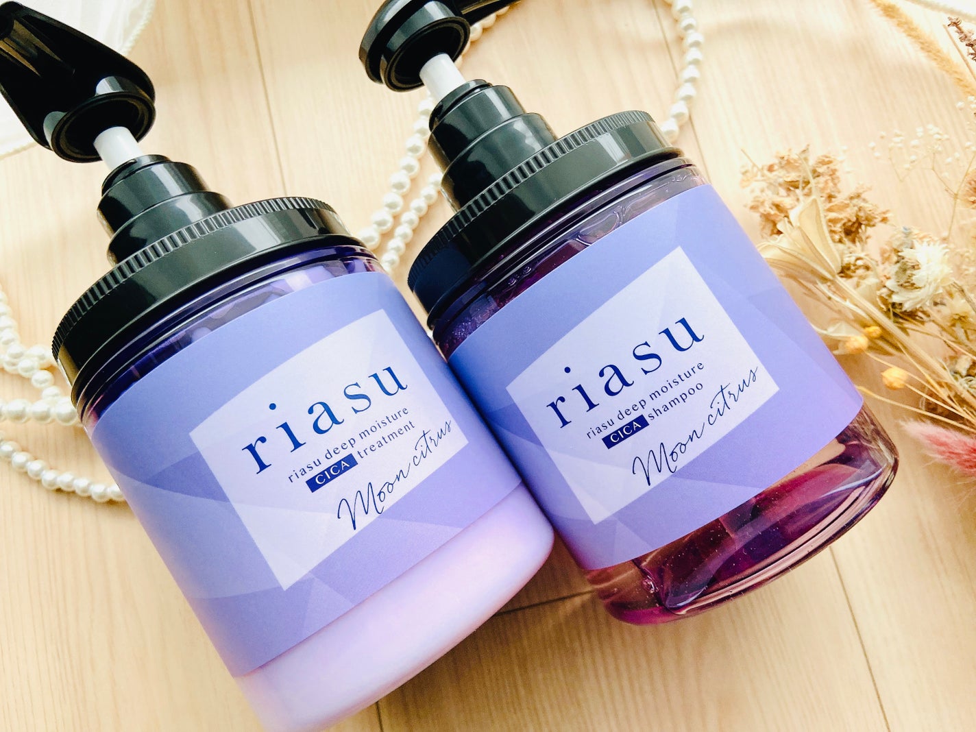 リアス ディープ モイスチャー シカ シャンプー/トリートメント/riasu/市販シャンプーを使ったクチコミ(2枚目)