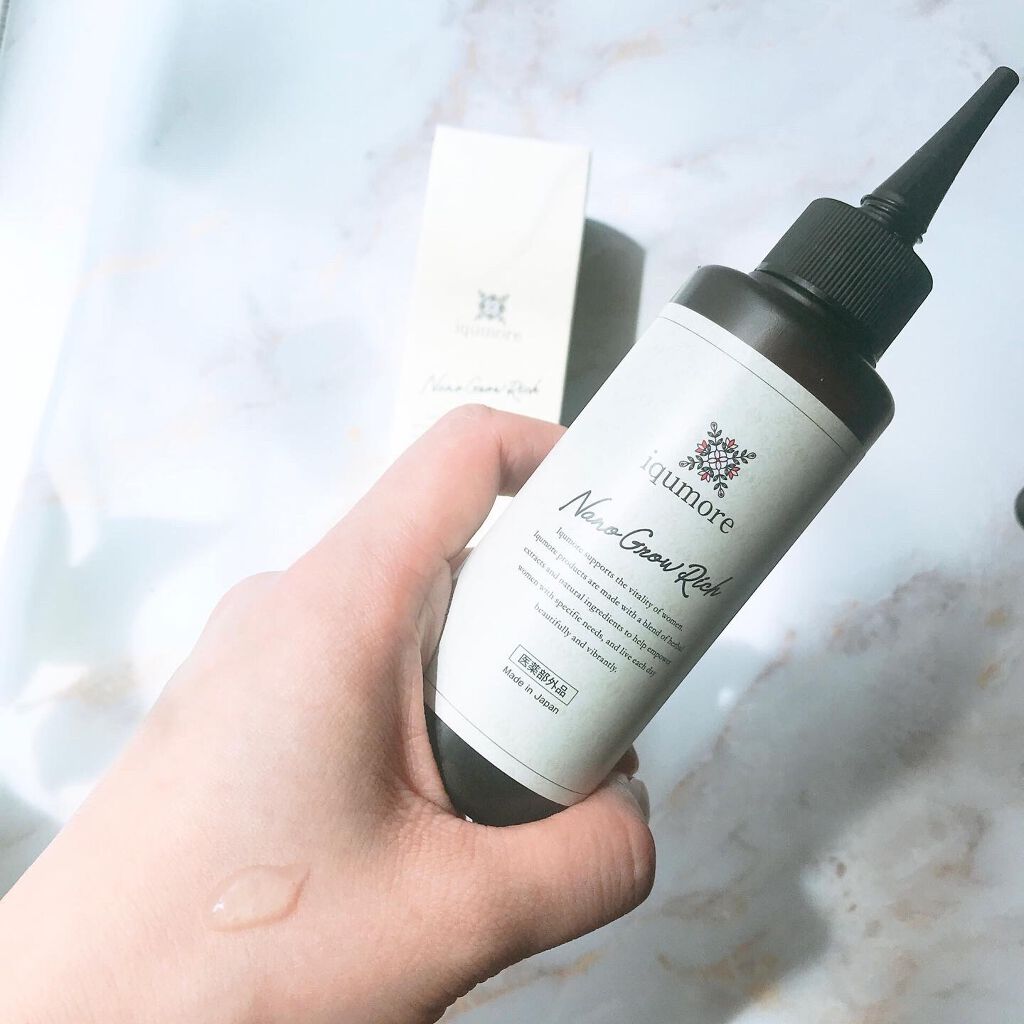 ナノグロウリッチ/iqumore/頭皮ローションを使ったクチコミ(4枚目)