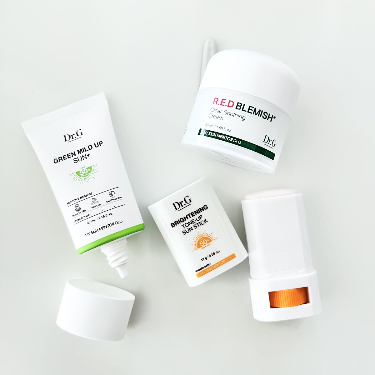 グリーンマイルドアップサンプラス/Dr.G/日焼け止めクリームを使ったクチコミ（1枚目）