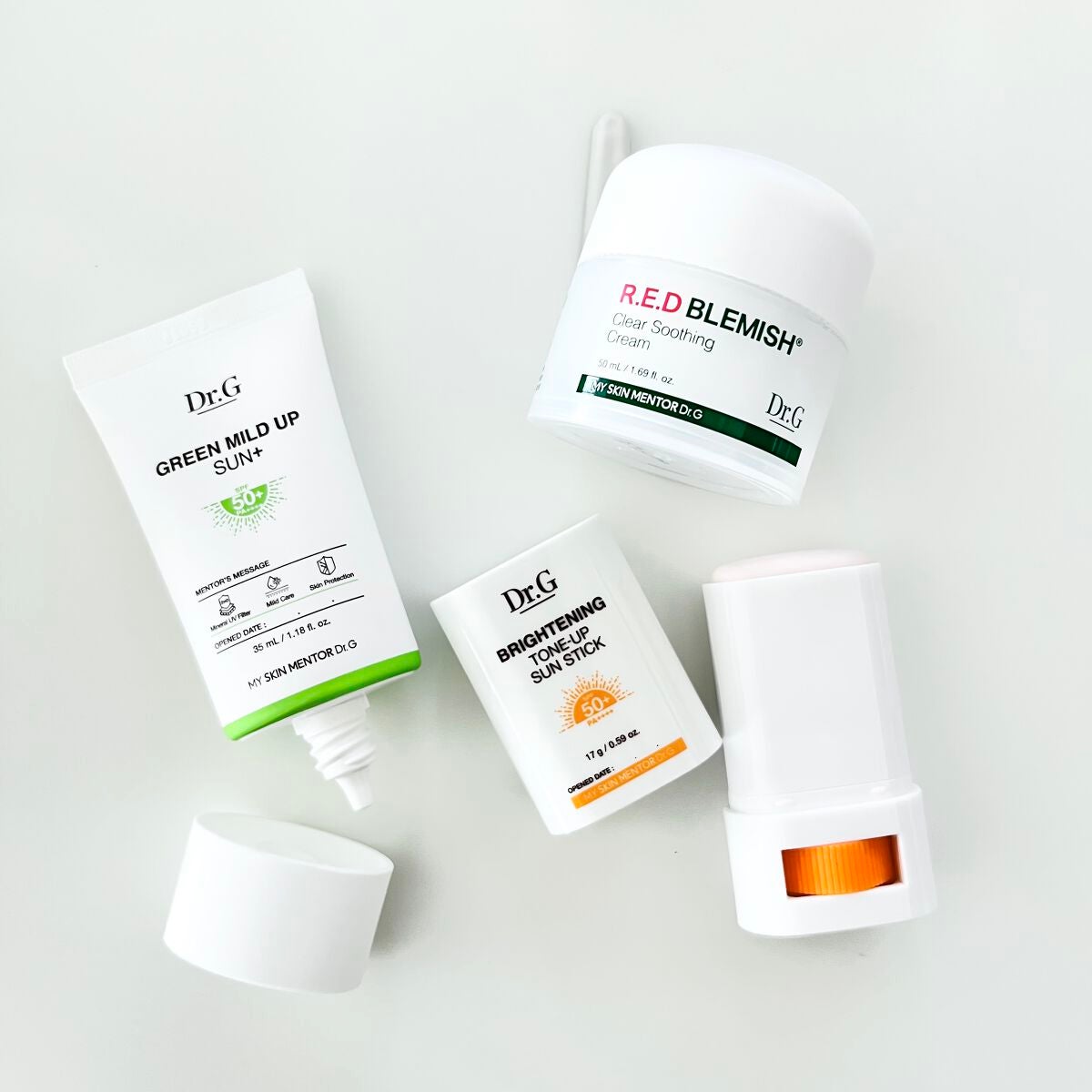 グリーンマイルドアップサンプラス/Dr.G/日焼け止めクリームを使ったクチコミ(1枚目)