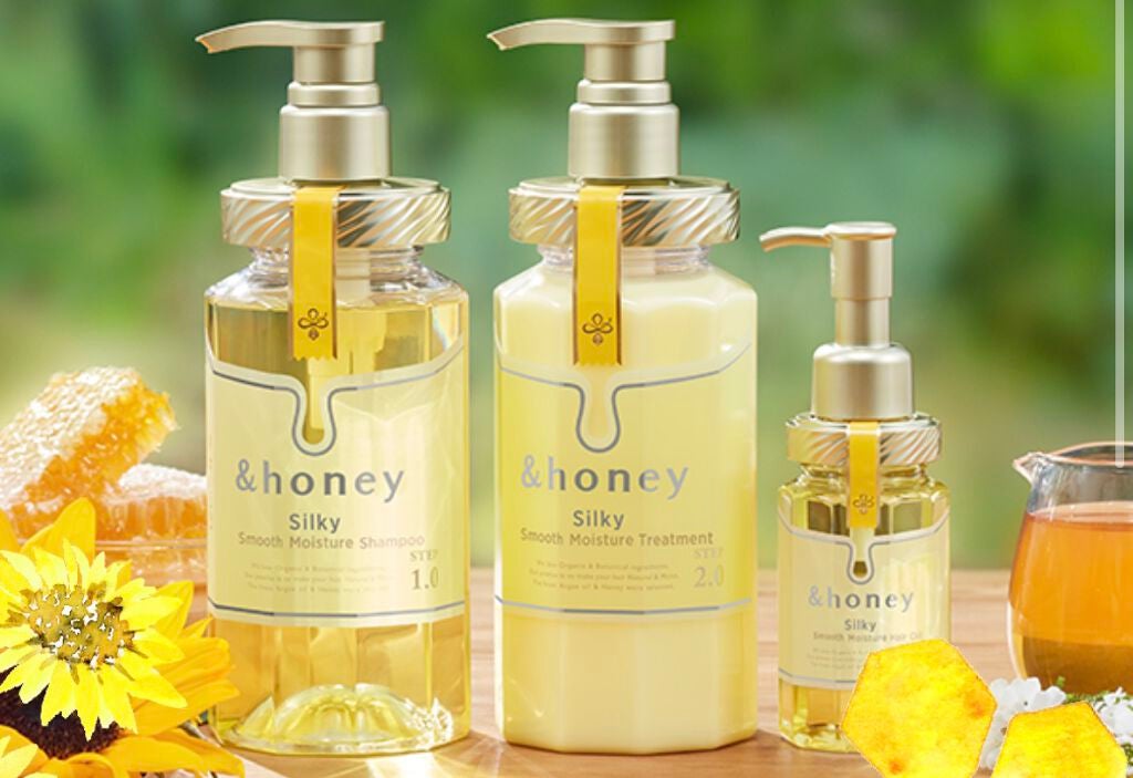 シルキー スムースモイスチャー シャンプー 1.0/ヘアトリートメント 2.0/&honey/市販シャンプーを使ったクチコミ(1枚目)