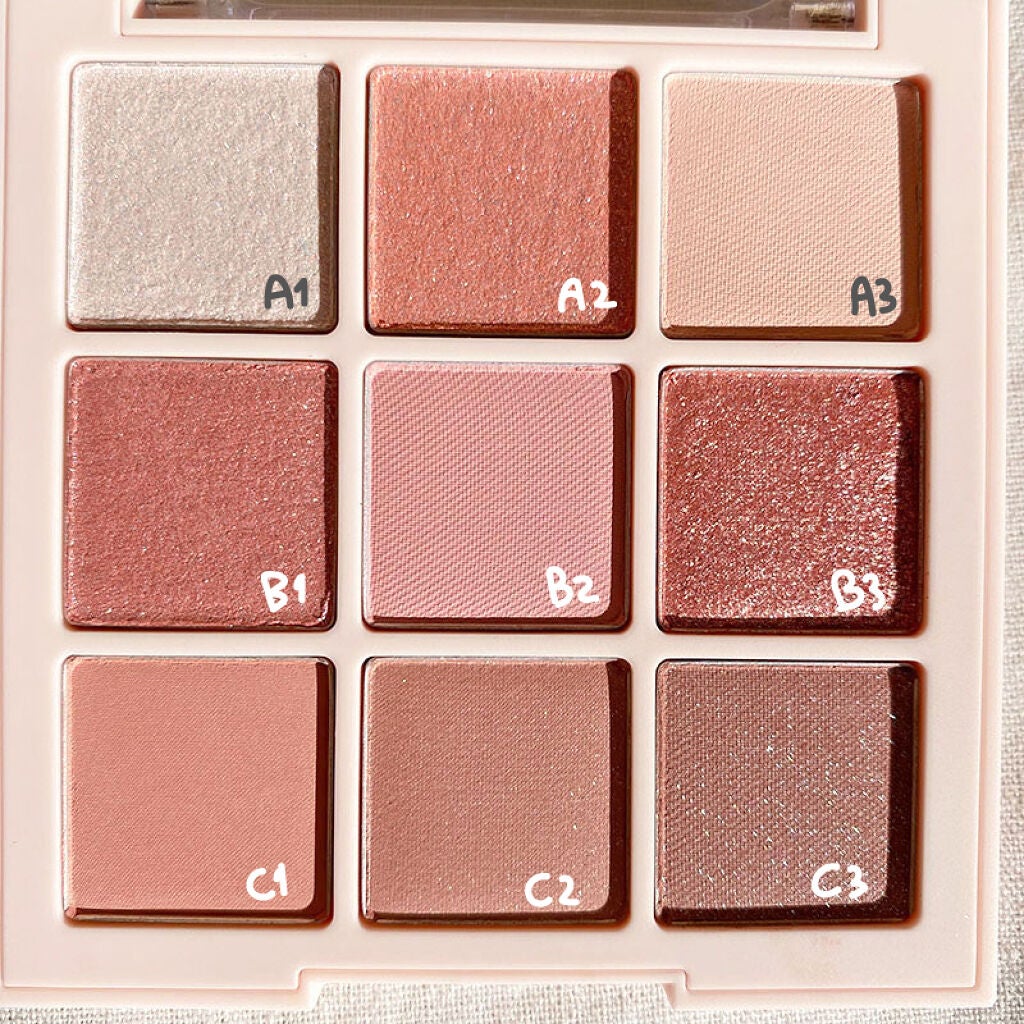 シャドウパレット/dasique/アイシャドウパレットを使ったクチコミ(3枚目)