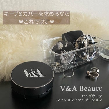 今月から使いはじめたV&A Beautyの
【ロングウェアクッションファンデーション】🐾　
instagram:  @vabeauty.jp 

肌にぴたっとする感覚に正直びっくり！
そしてシミのカバー