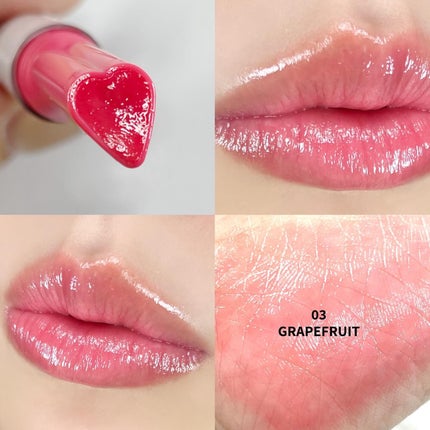 ハート ジャム グロウ リップ/PERIPERA/口紅を使ったクチコミ(5枚目)