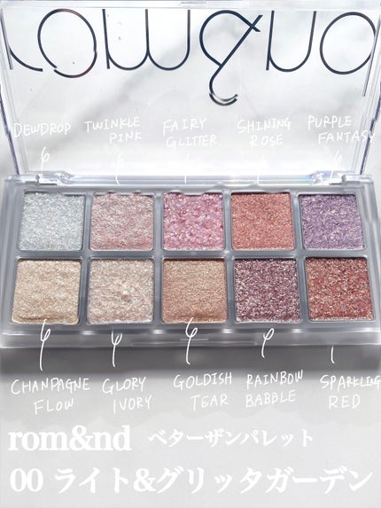 ベターザンパレット/rom&nd/アイシャドウパレットを使ったクチコミ(2枚目)