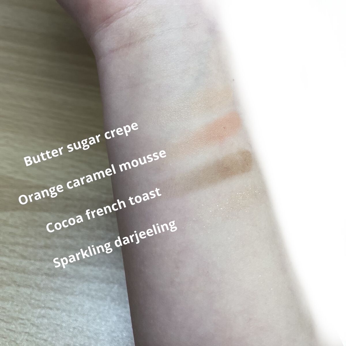 Peach Blush Toast cafe eye palette 02_Mignon Toast/NOTONE/アイシャドウパレットを使ったクチコミ（3枚目）