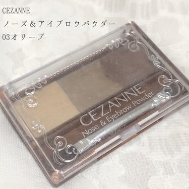 ノーズ＆アイブロウパウダー/CEZANNE/パウダーアイブロウを使ったクチコミ（2枚目）