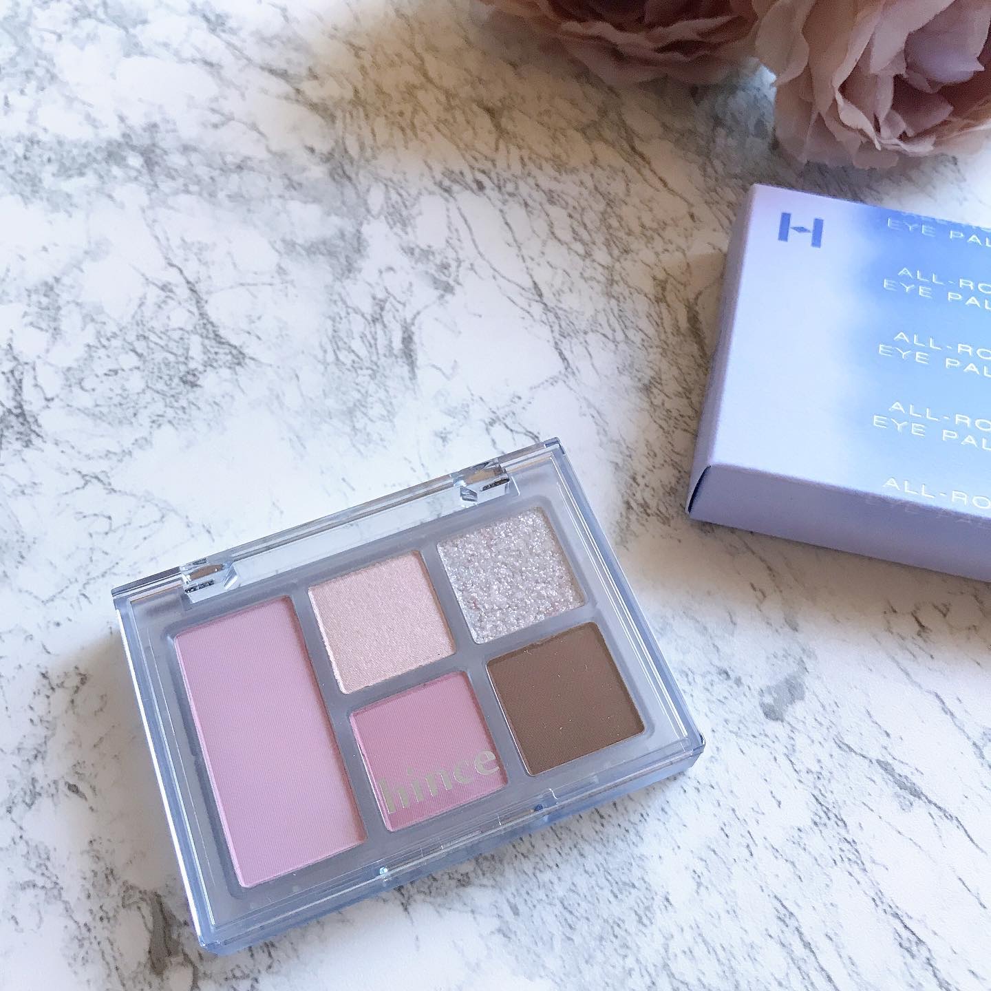 オールラウンドアイパレット 04 ヘザーブルー/hince/マルチパレットを使ったクチコミ（1枚目）