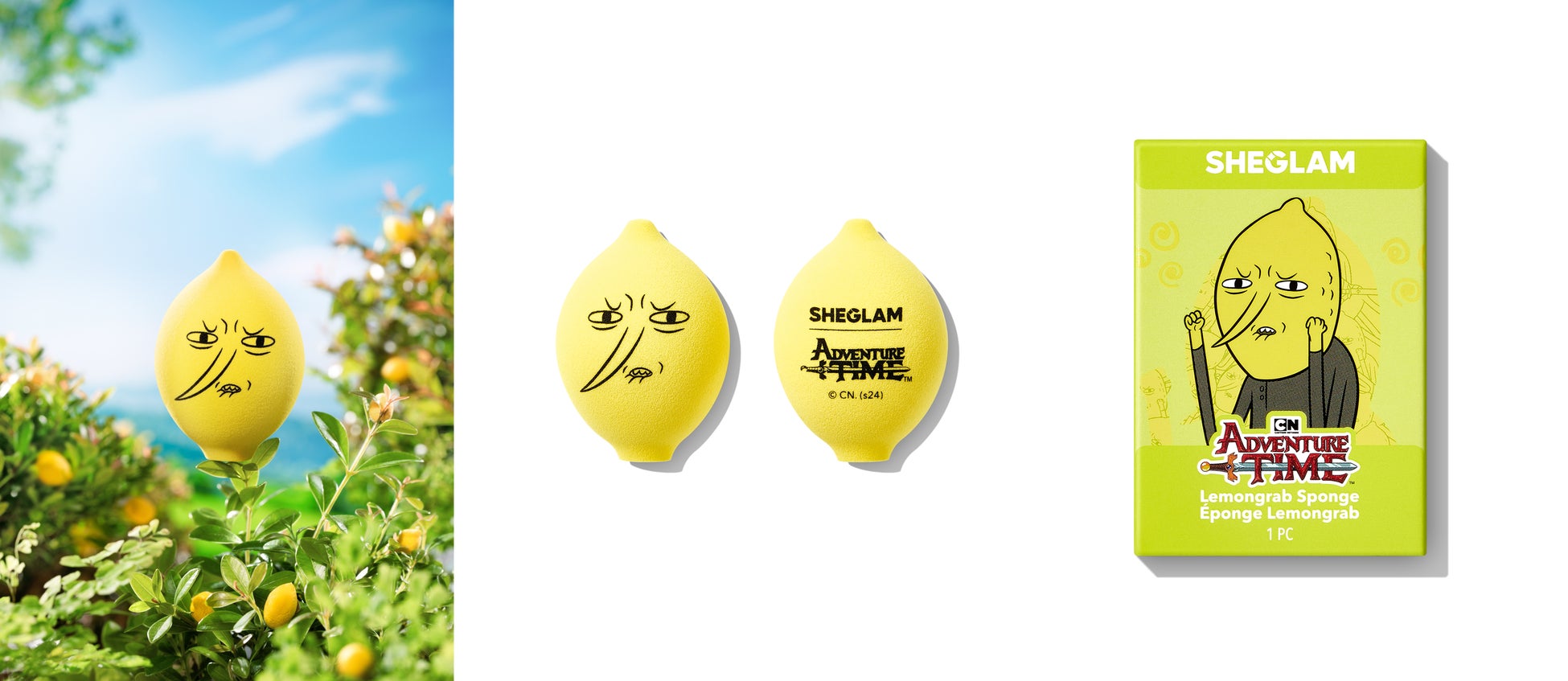 Adventure Time | SHEGLAM BFF Lemongrab Sponge / SHEGLAM