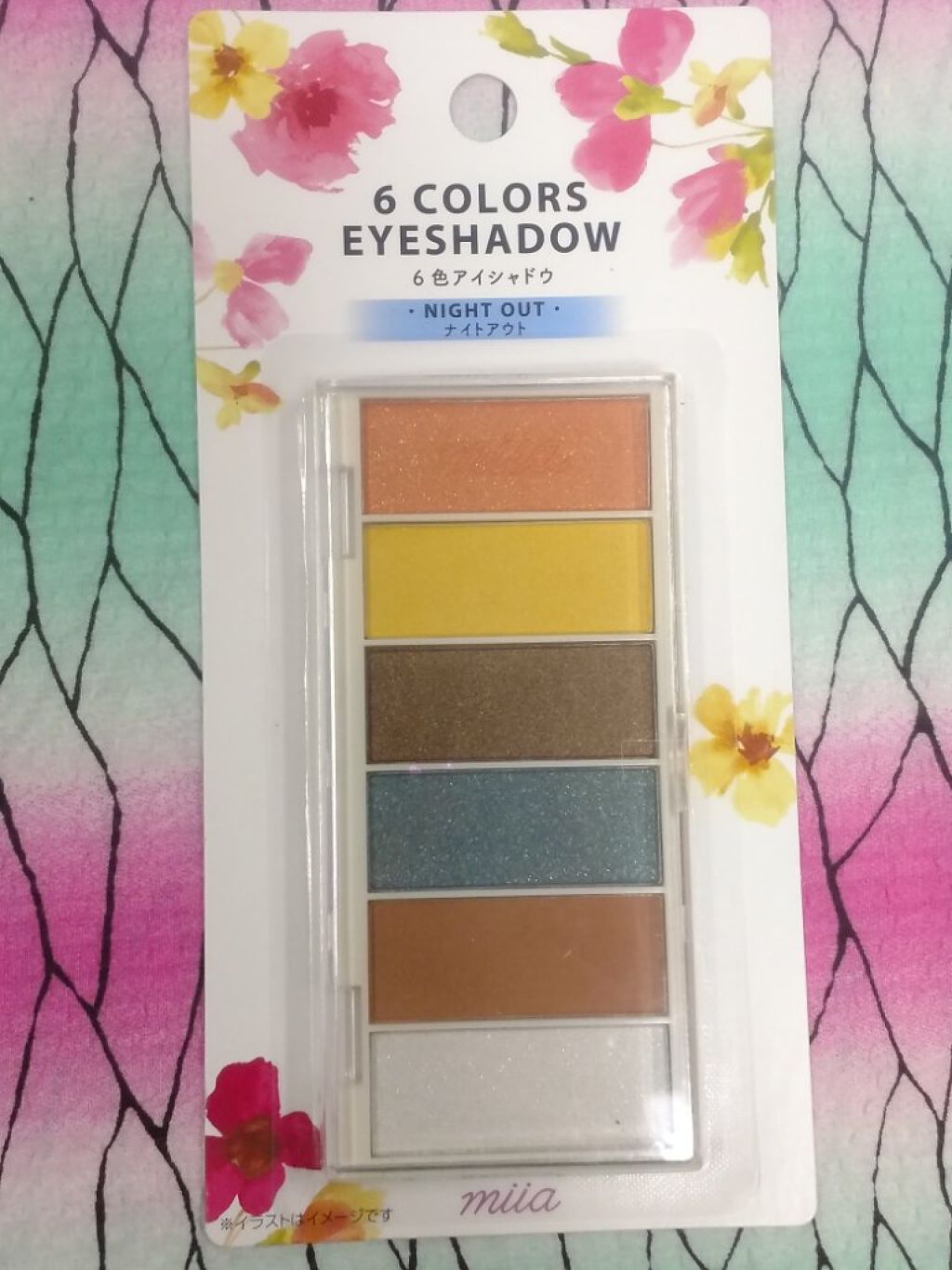 miia 6色アイシャドウ/DAISO/アイシャドウパレットを使ったクチコミ(1枚目)