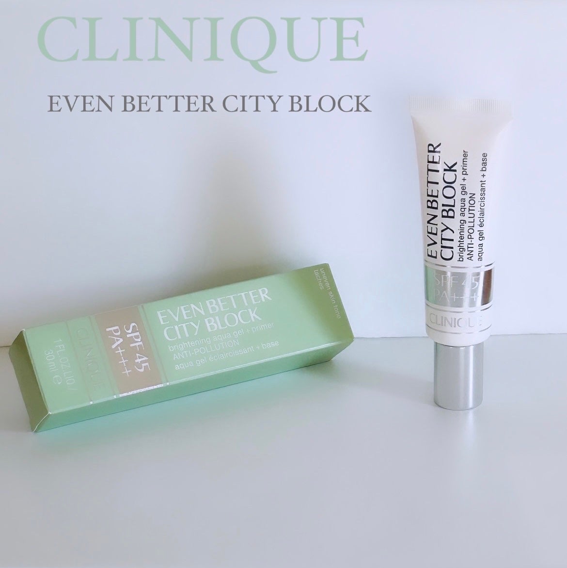 CLINIQUE イーブンベター シティブロック アクアジェル30ml×2本 イーブン ベター シティ ブロック アクア ジェル 45|CLINIQUEの