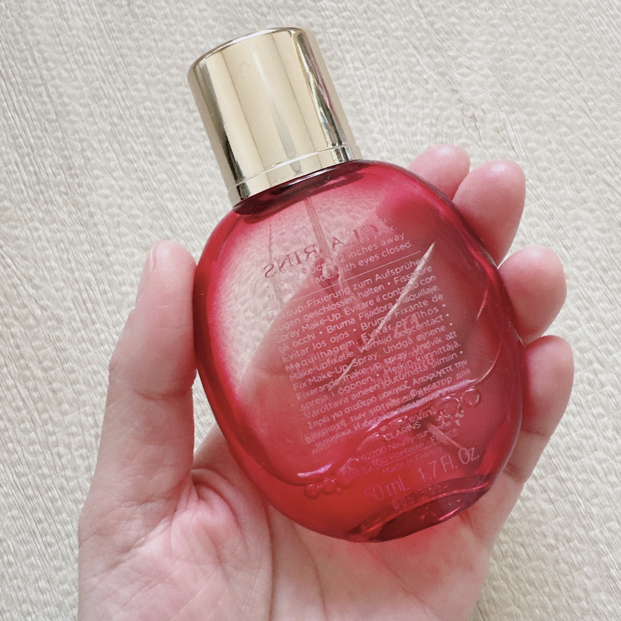 CLARINS フィックス メイクアップのクチコミ「✼••┈┈••✼••┈┈••✼••┈┈••✼••┈┈••✼
CLARINS
フィックス メイク.....」（3枚目）