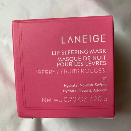 もじゃ on LIPS 「Laneige💋リップマスク【ベリー】寝る前に塗るリップトリー..」(1枚目)
