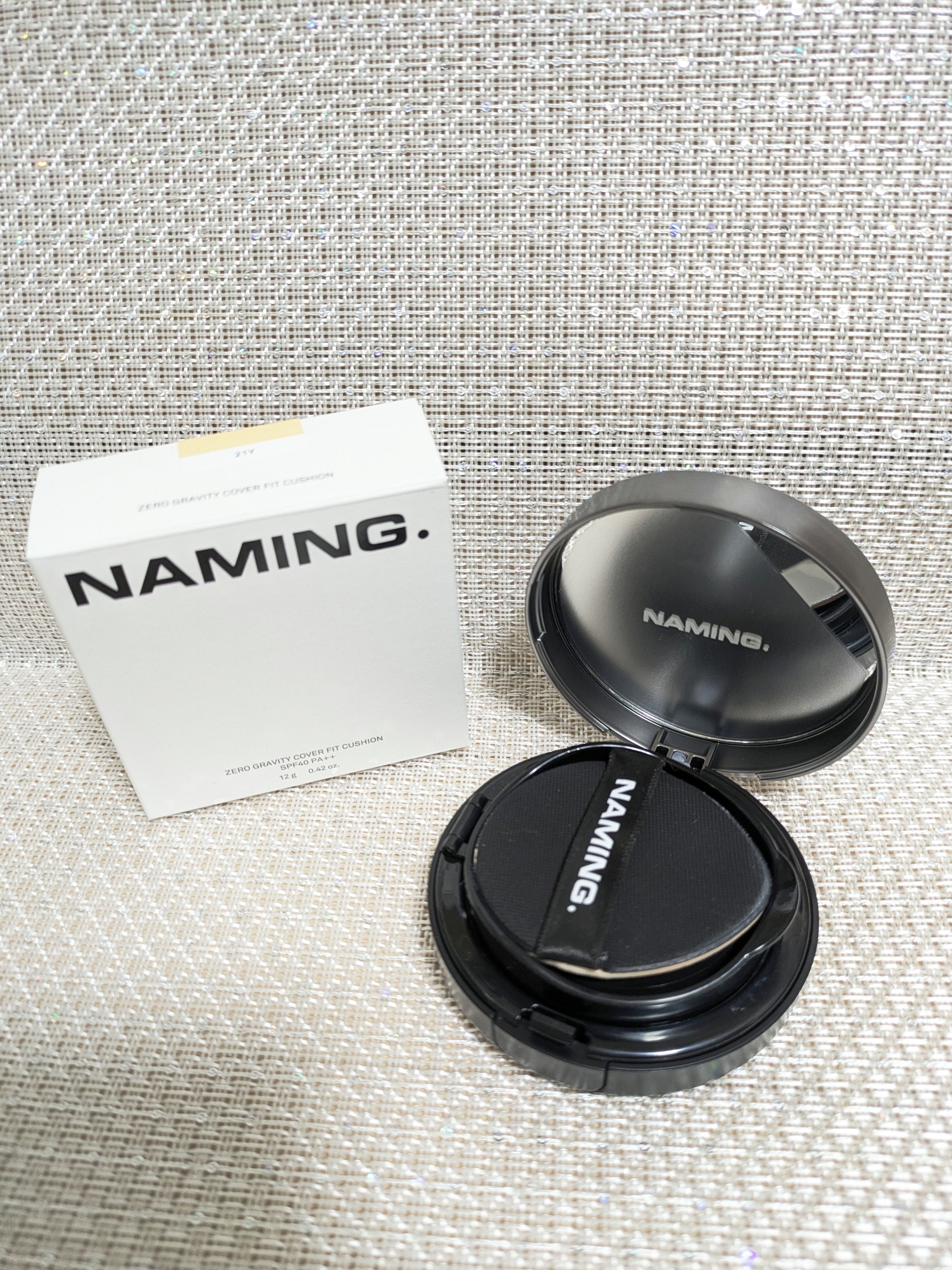 ネーミング ゼログラビティ カバーフィットクッション/NAMING./クッションファンデーションを使ったクチコミ（2枚目）