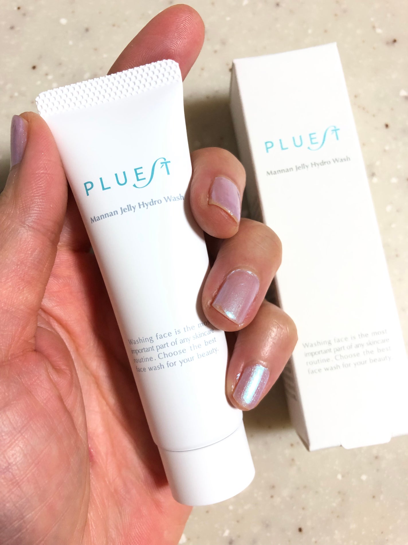 マンナンジェリーハイドロウォッシュ/PLUEST/洗顔料を使ったクチコミ(1枚目)