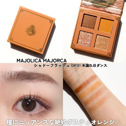 シャドーフラッシュ /MAJOLICA MAJORCA/アイシャドウパレットを使ったクチコミ(5枚目)
