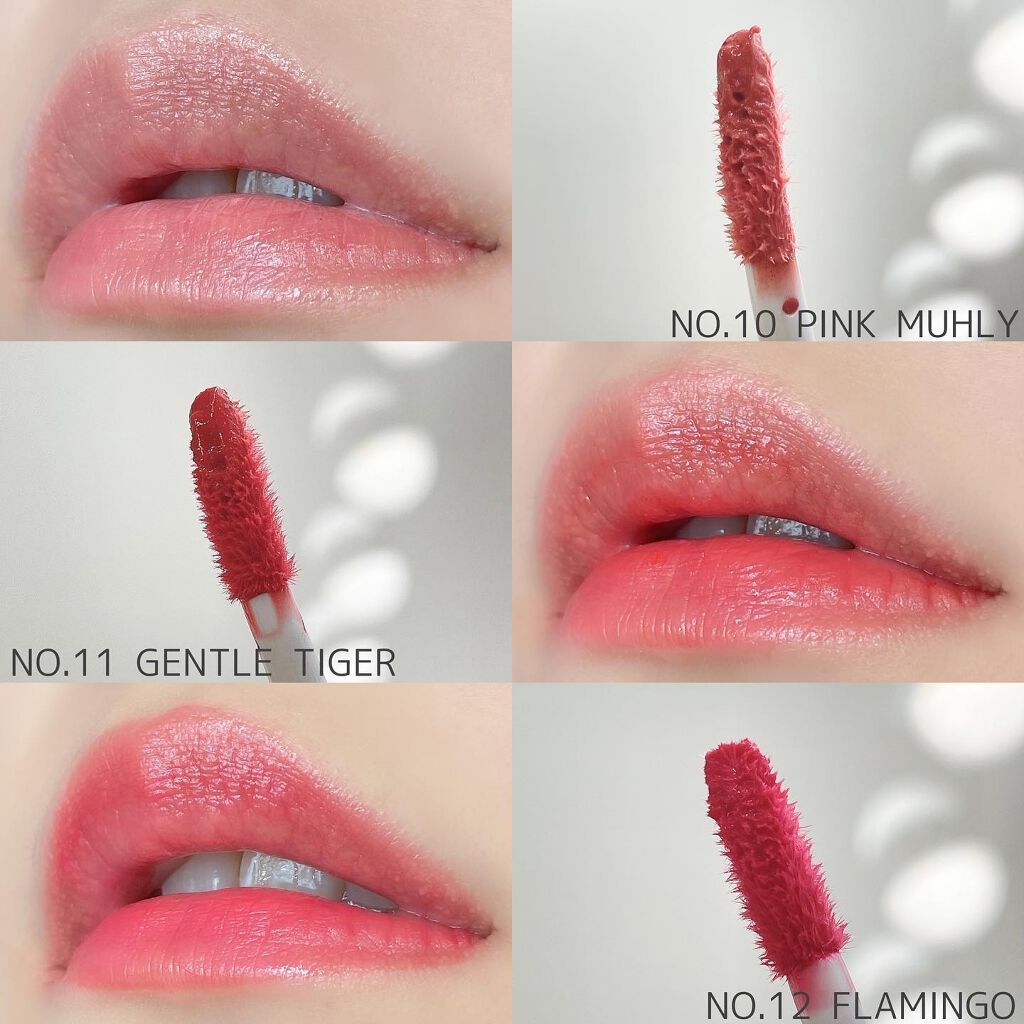 ノンスティッキーダズルティント/unleashia/リップティントを使ったクチコミ（3枚目）