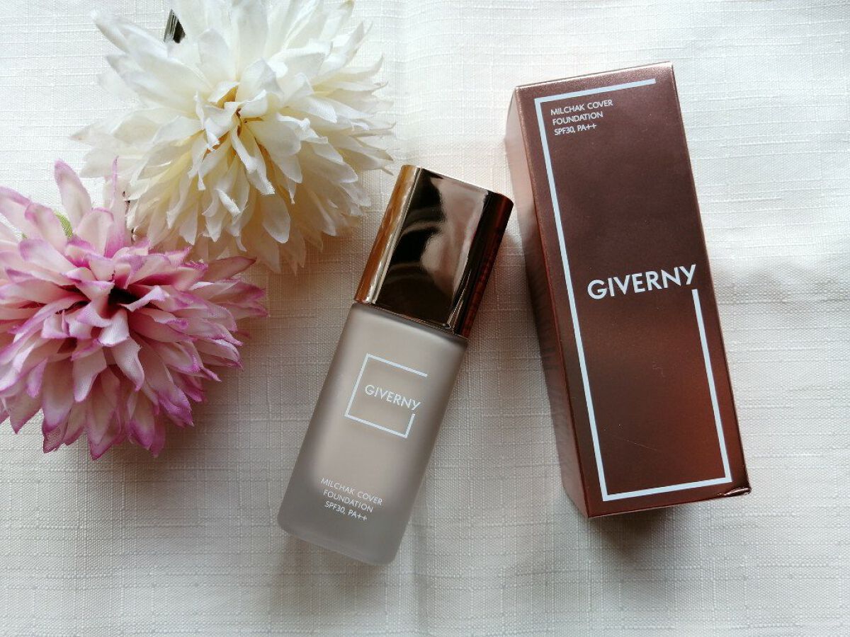 密着カバーファンデーション/GIVERNY/リキッドファンデーションを使ったクチコミ（2枚目）