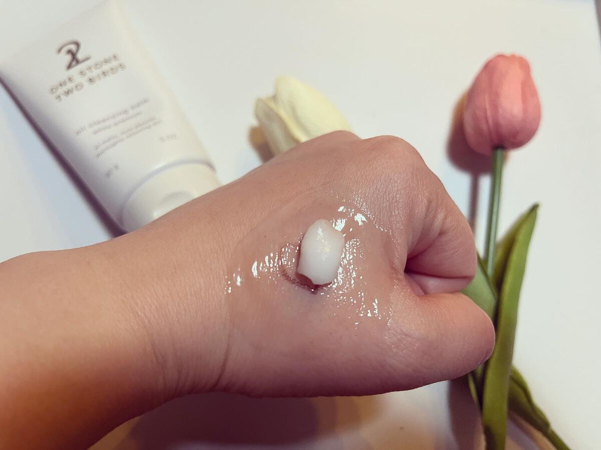 オイルクレンジングバーム ホワイトプレミアム/ONE STONE TWO BIRDS/クレンジングバームを使ったクチコミ(3枚目)