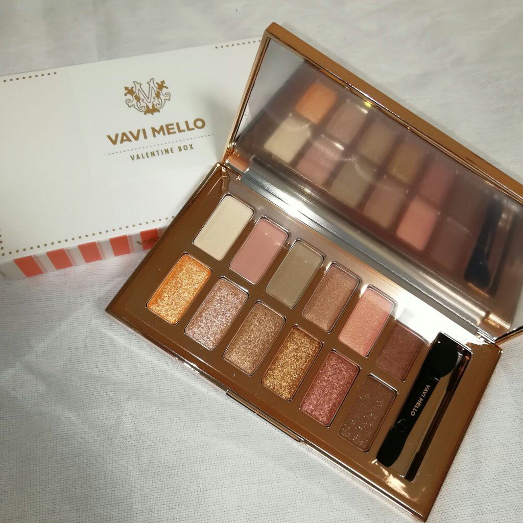 バレンタインボックス/VAVI MELLO/アイシャドウパレットを使ったクチコミ(1枚目)