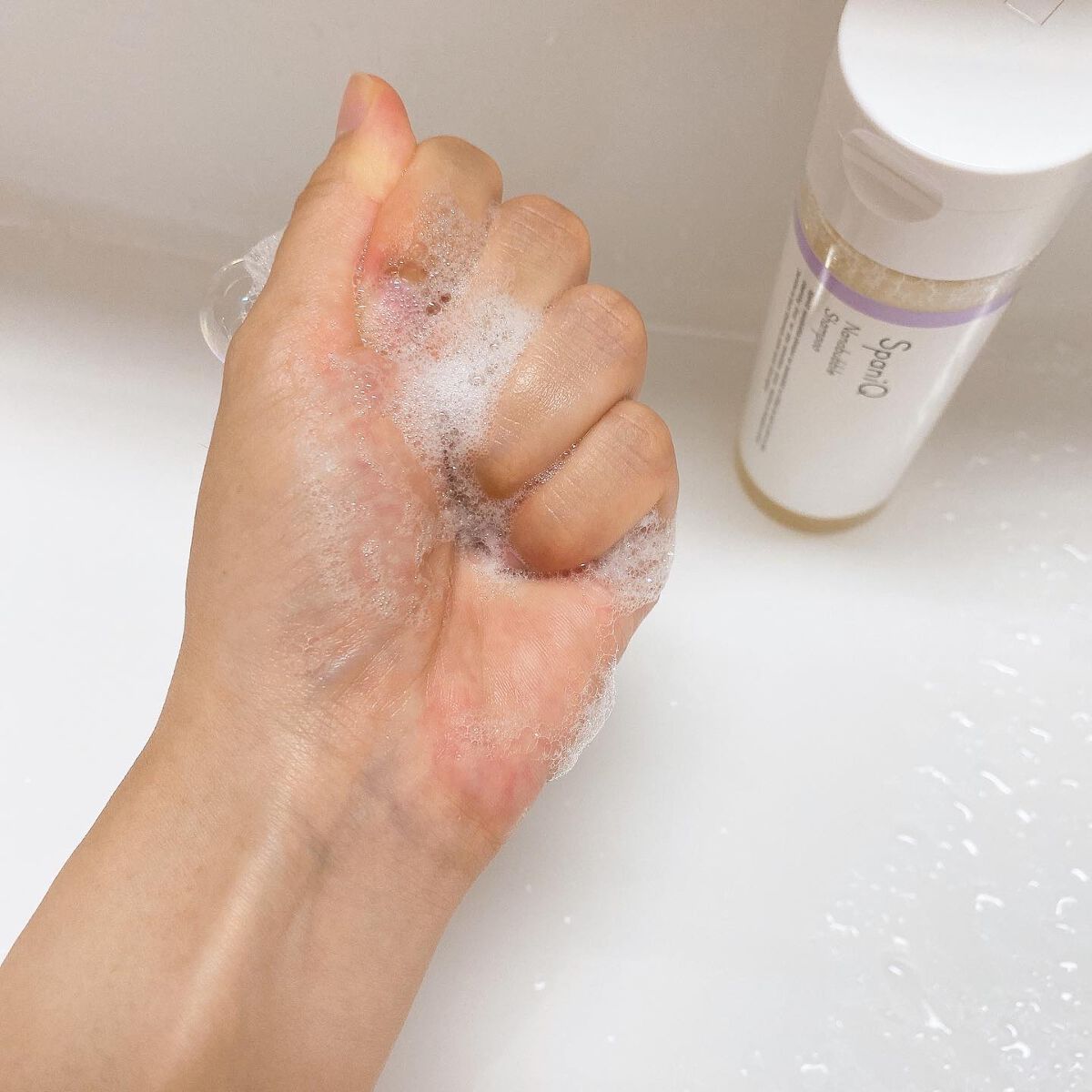 SpaniQ ナノバブルシャンプー/SpaniQ/市販シャンプーを使ったクチコミ(4枚目)