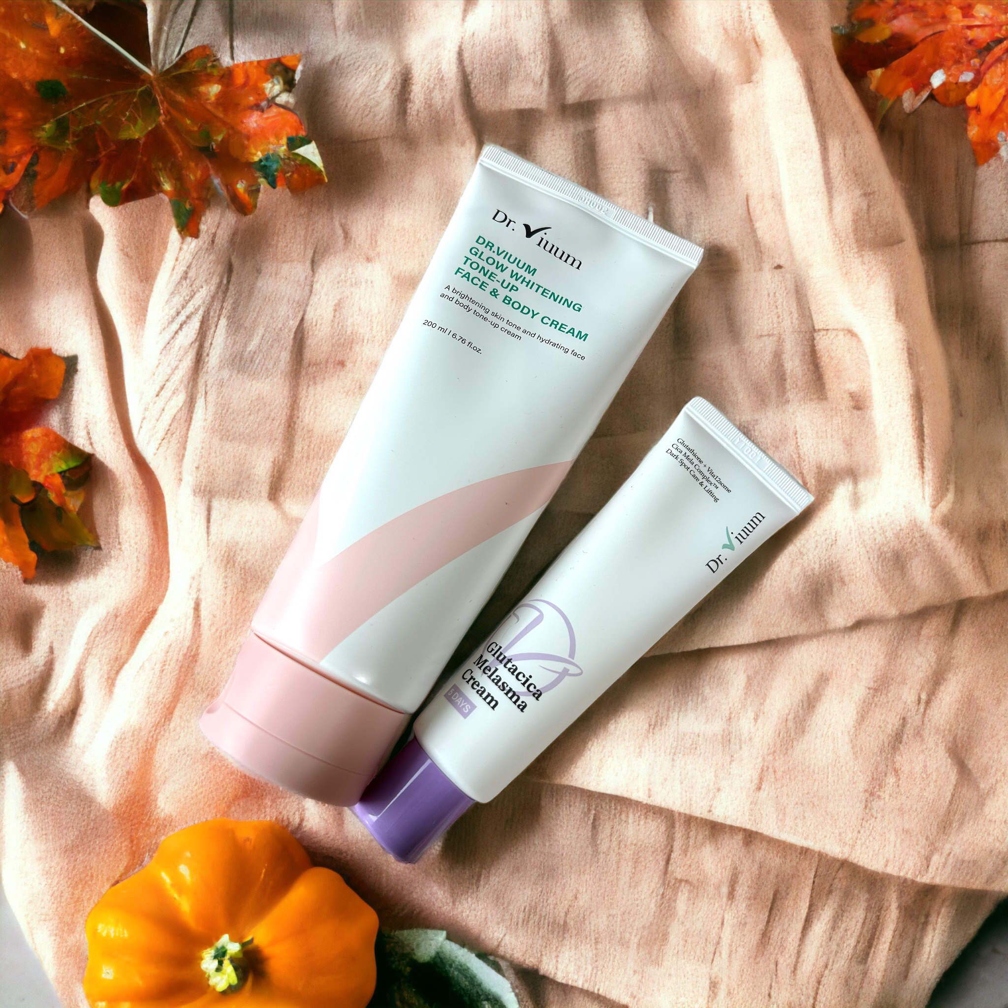 GLOW WHITENING TONE-UP FACE & BODY CREAM/Dr.Viuum/フェイスクリームを使ったクチコミ（1枚目）