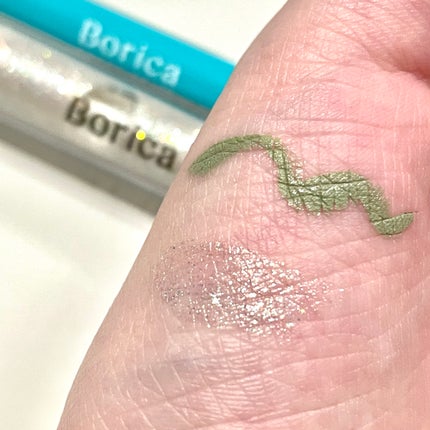 美容液ラメライナー/Borica/リキッドアイライナーを使ったクチコミ(4枚目)