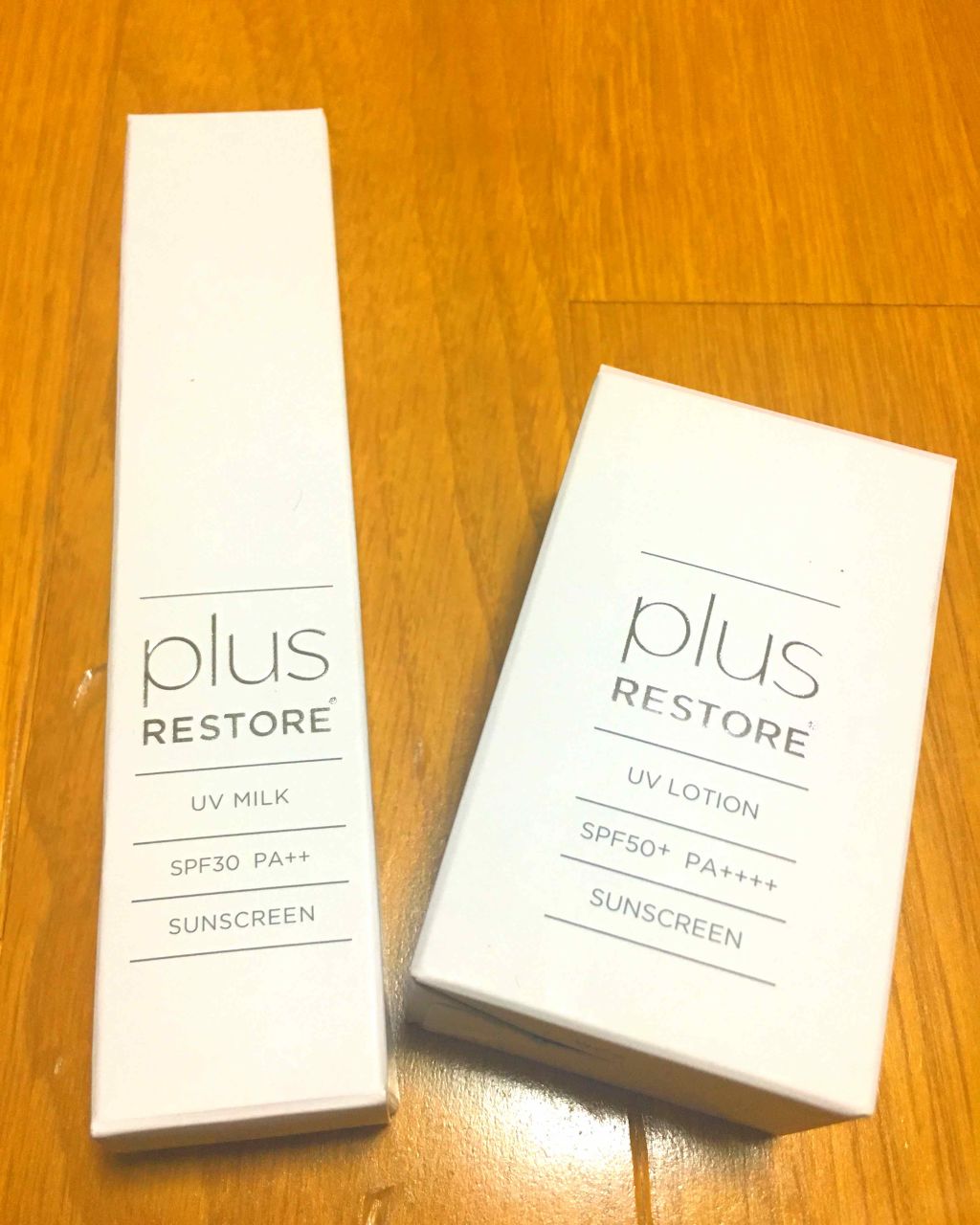 UVミルク/PLUSRESTORE/日焼け止めミルクを使ったクチコミ（1枚目）