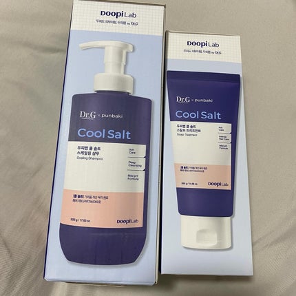 クールソルトスケーリングシャンプー/クールソルトスカルプトリートメント/Dr.G/市販シャンプーを使ったクチコミ(1枚目)