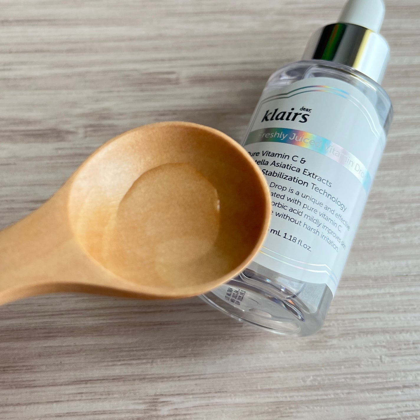 フレッシュリージュースドビタミンドロップ(35ml)/Klairs/美容液を使ったクチコミ(3枚目)