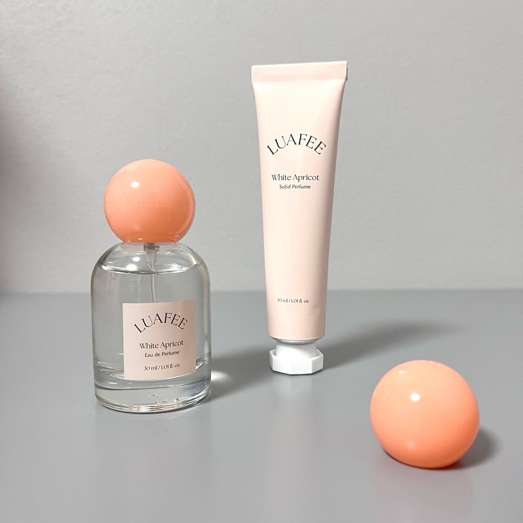 ソリッド パフューム ホワイトアプリコット/LUAFEE/練り香水を使ったクチコミ（1枚目）