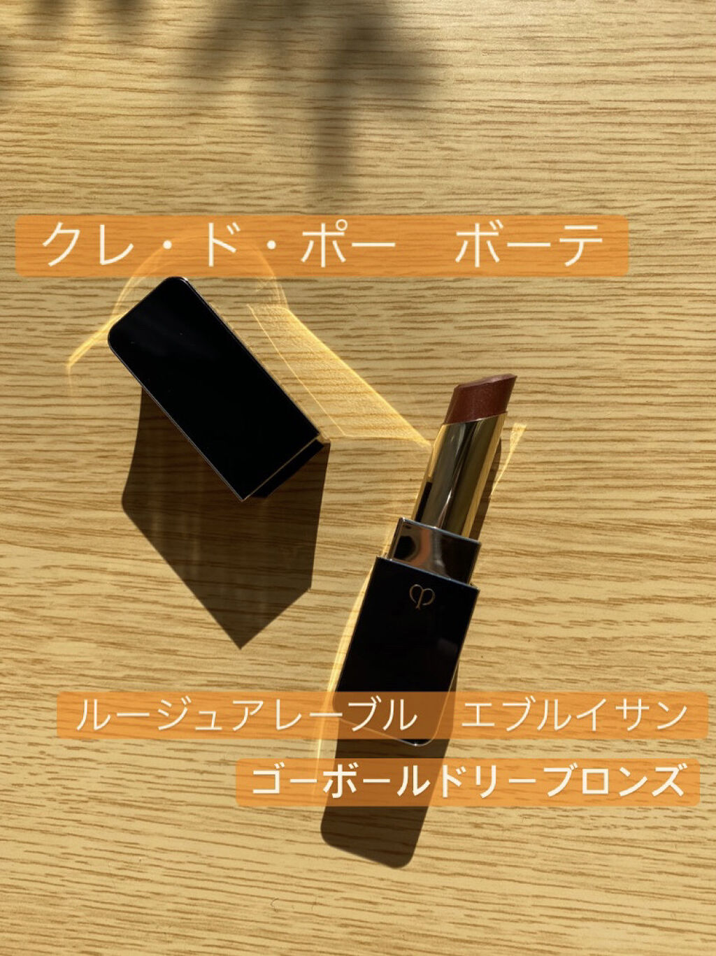  ルージュアレーブル エブルイサン 313 Go-Boldly Bronze/クレ・ド・ポー ボーテ/口紅を使ったクチコミ（1枚目）