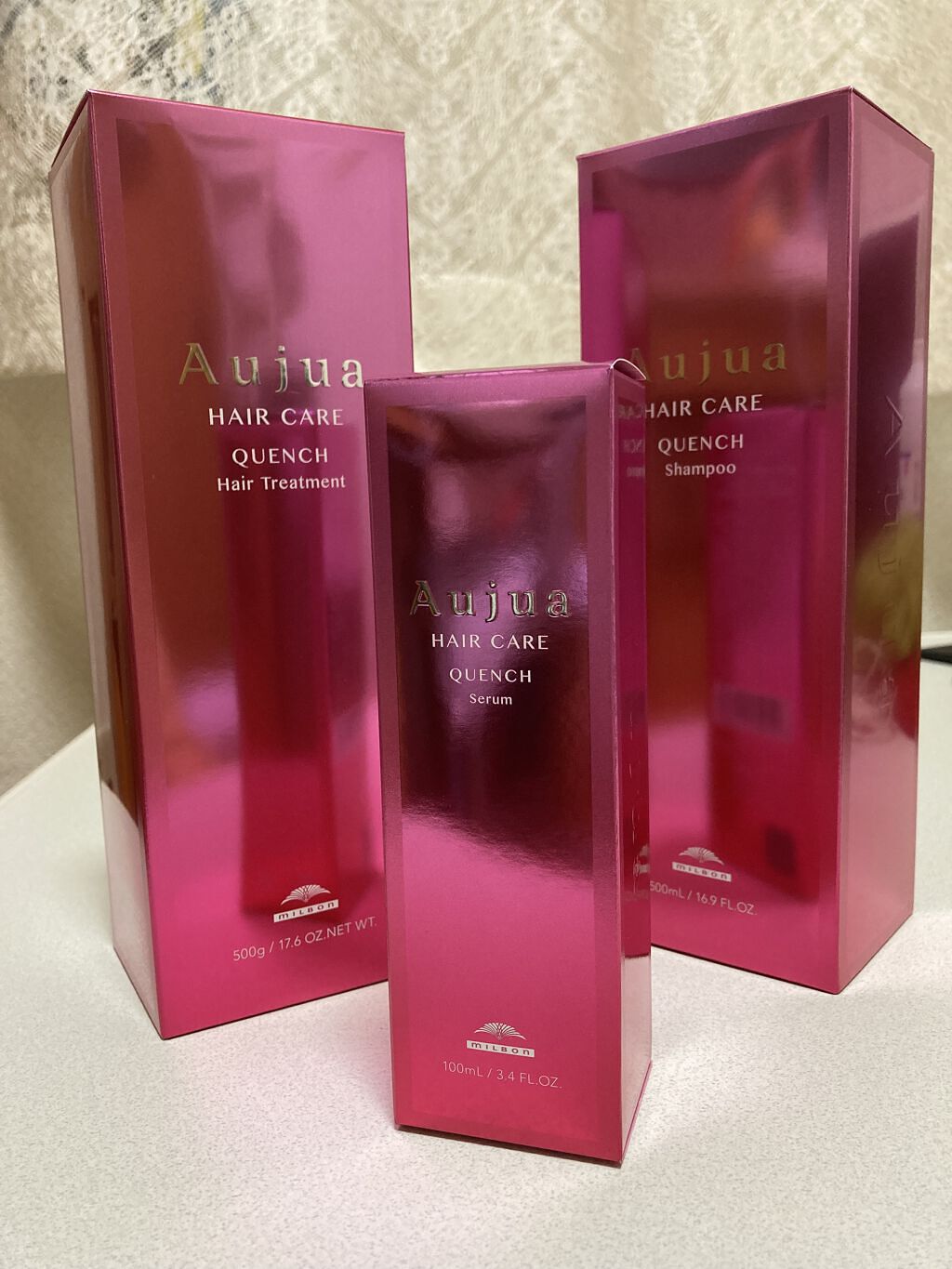 新品】オージュア クエンチ 3本セット シャンプー トリートメント