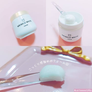 明色 薬用リンクルホワイトクリームのクチコミ「⁡
⁡‎𓊆 WRINKLE WHITE　
　薬用リンクルホワイトクリーム 𓊇

株式会社明色化.....」（2枚目）